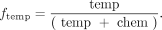 Formula